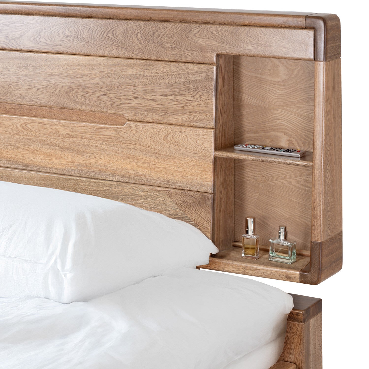 Cama Queen Dublin Roble Natural