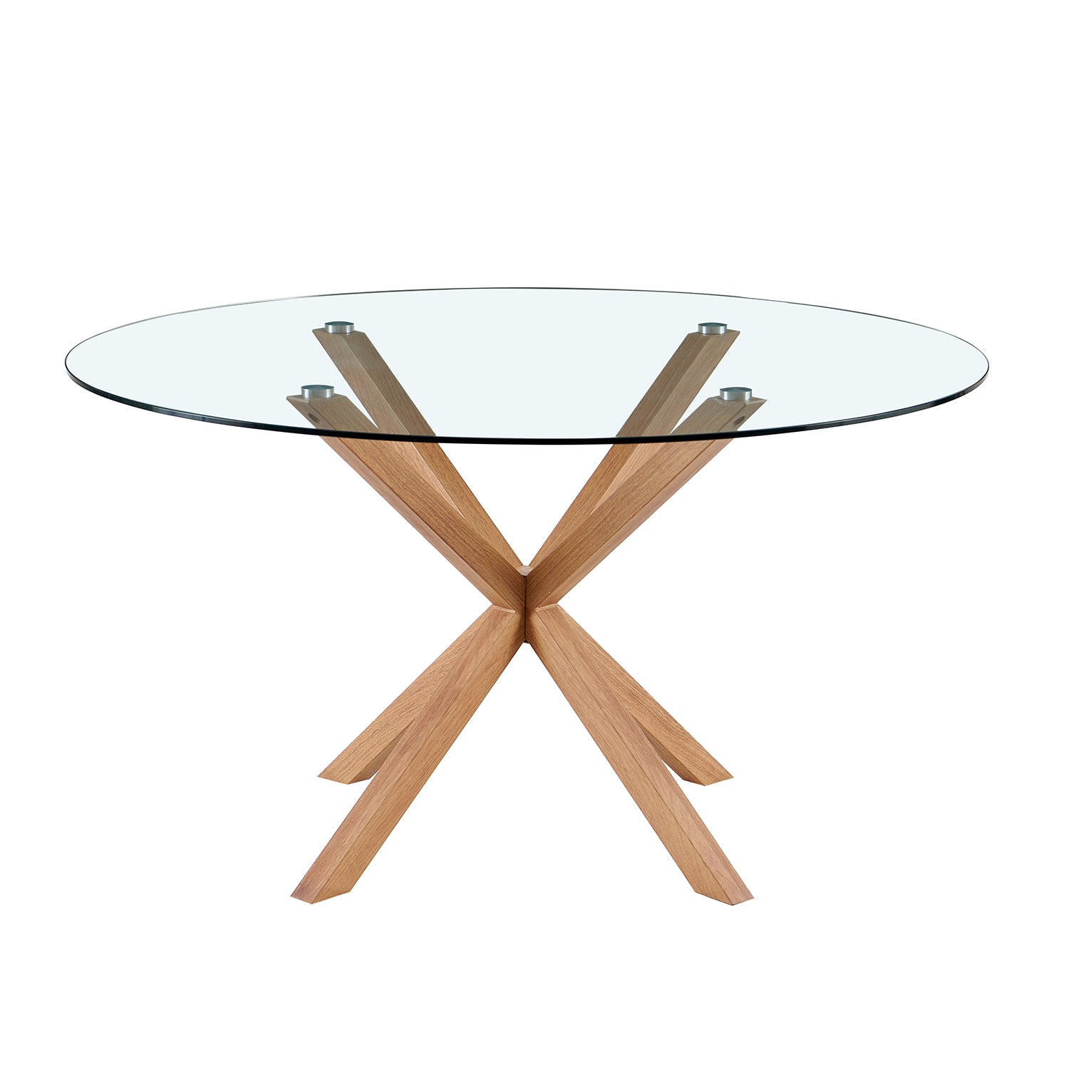 Comedor 6 Puestos Dousty Gris, Natural