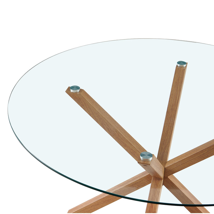 Comedor 6 Puestos Dousty Verde, Natural