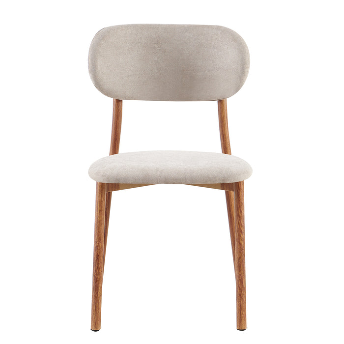 Comedor 6 Puestos Dousty Beige, Natural