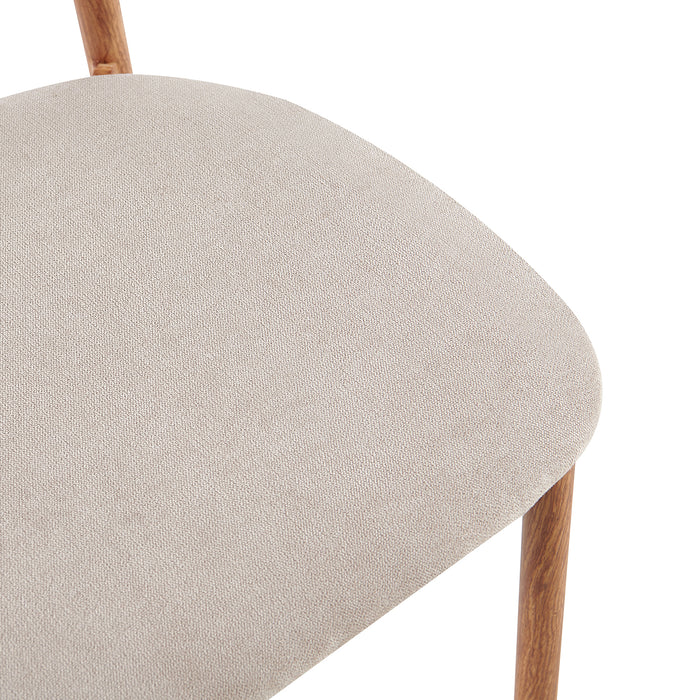 Comedor 6 Puestos Dousty Beige, Natural