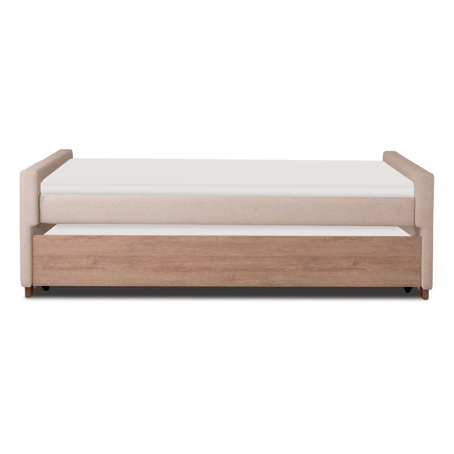 Dúplex Malta Full con Auxiliar Twin, Beige/Natural