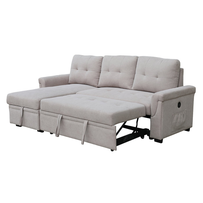 Sala Cama Barcelona Lino Beige