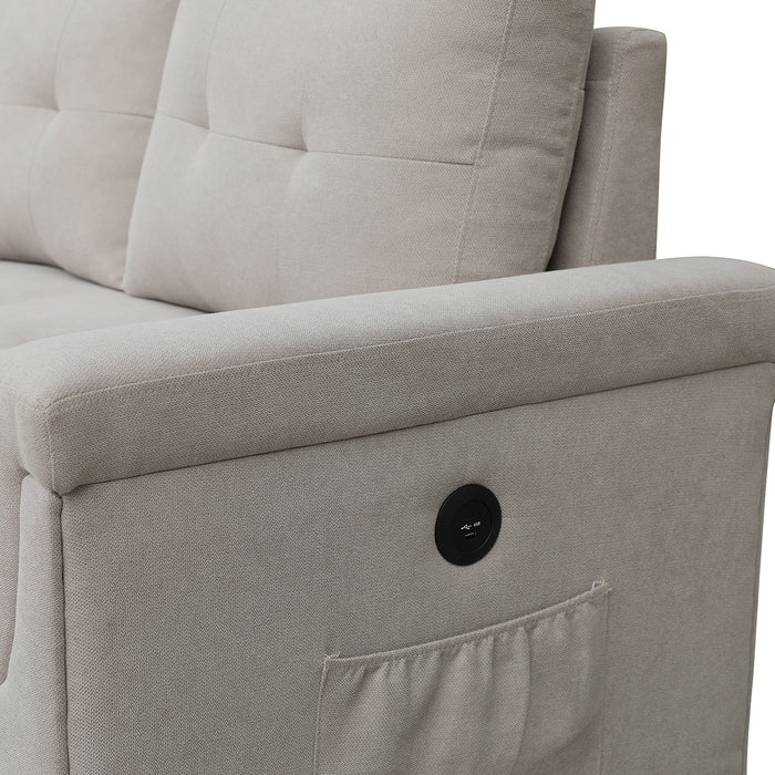 Sala Cama Barcelona Lino Beige