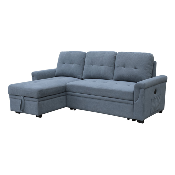 Sala Cama Barcelona Lino Azul