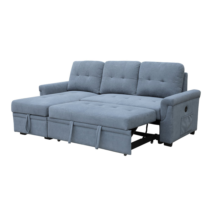 Sala Cama Barcelona Lino Azul