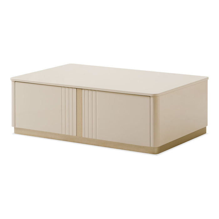 Mesa de Centro Tiana Greige, Champaña