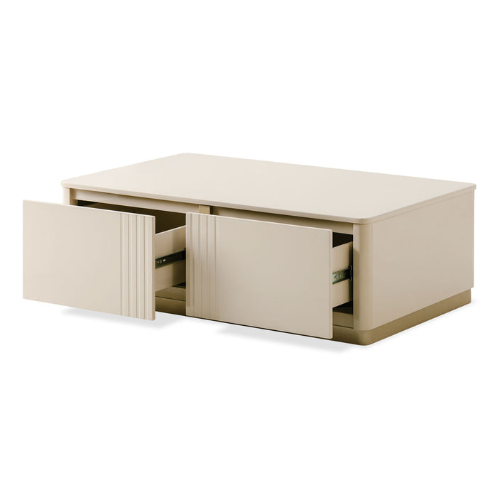 Mesa de Centro Tiana Greige, Champaña