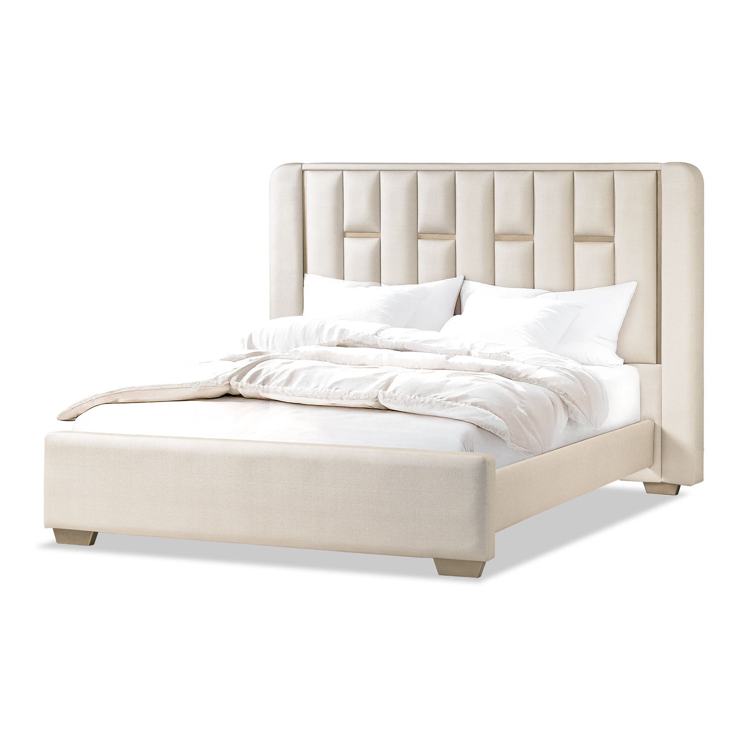 Cama King Sevilla Eurolino Perla, Champaña.