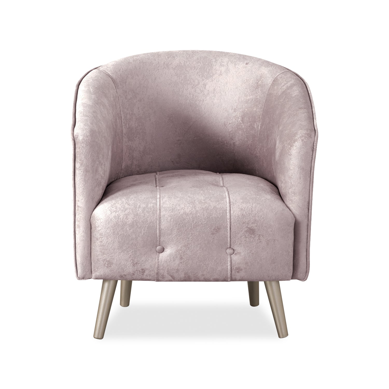 Butaca Celeste Velvet Prisma Rosa, Champaña