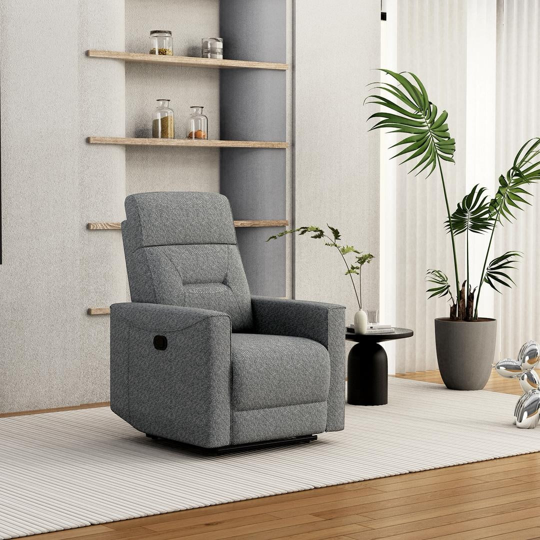 Sillón Reclinable Cerati Gris Plata