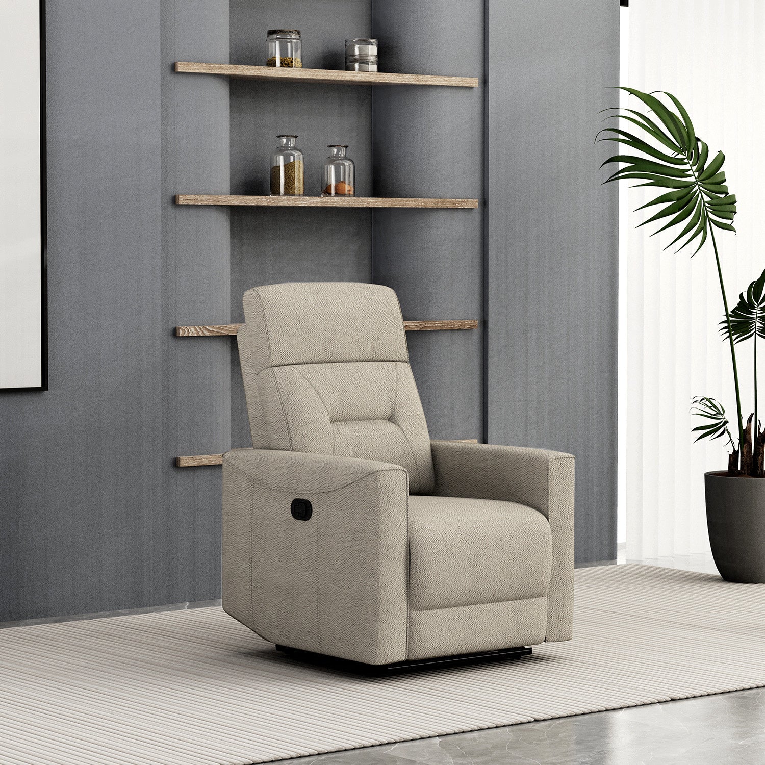 Silla Reclinable Cerati Beige