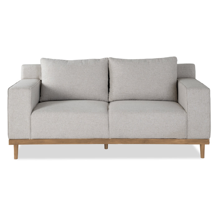 Sofá 3 Puestos Almeira lino Verona Beige, Natural