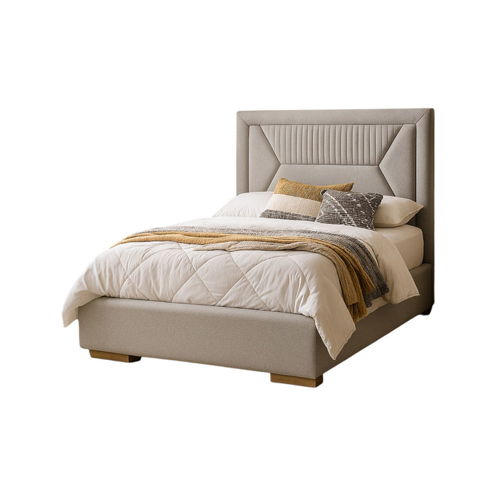 Cama Full Praga Eurolino Beige