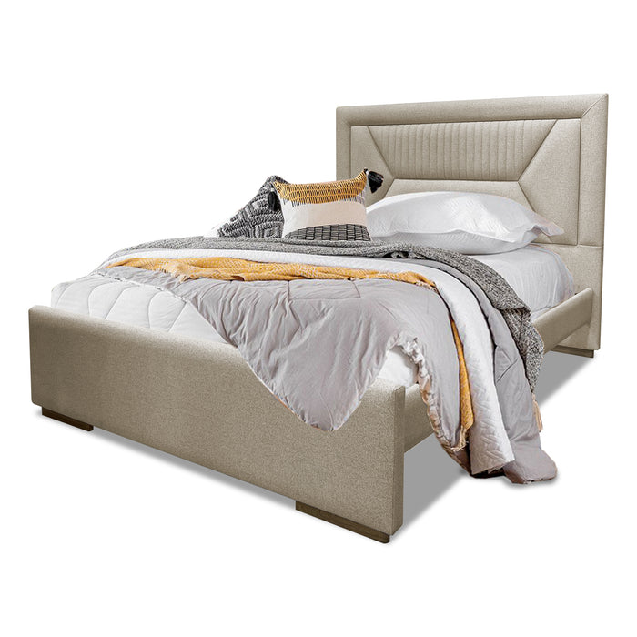 Cama Full Praga Eurolino Beige