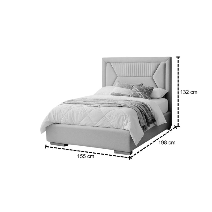 Cama Full Praga Eurolino Beige