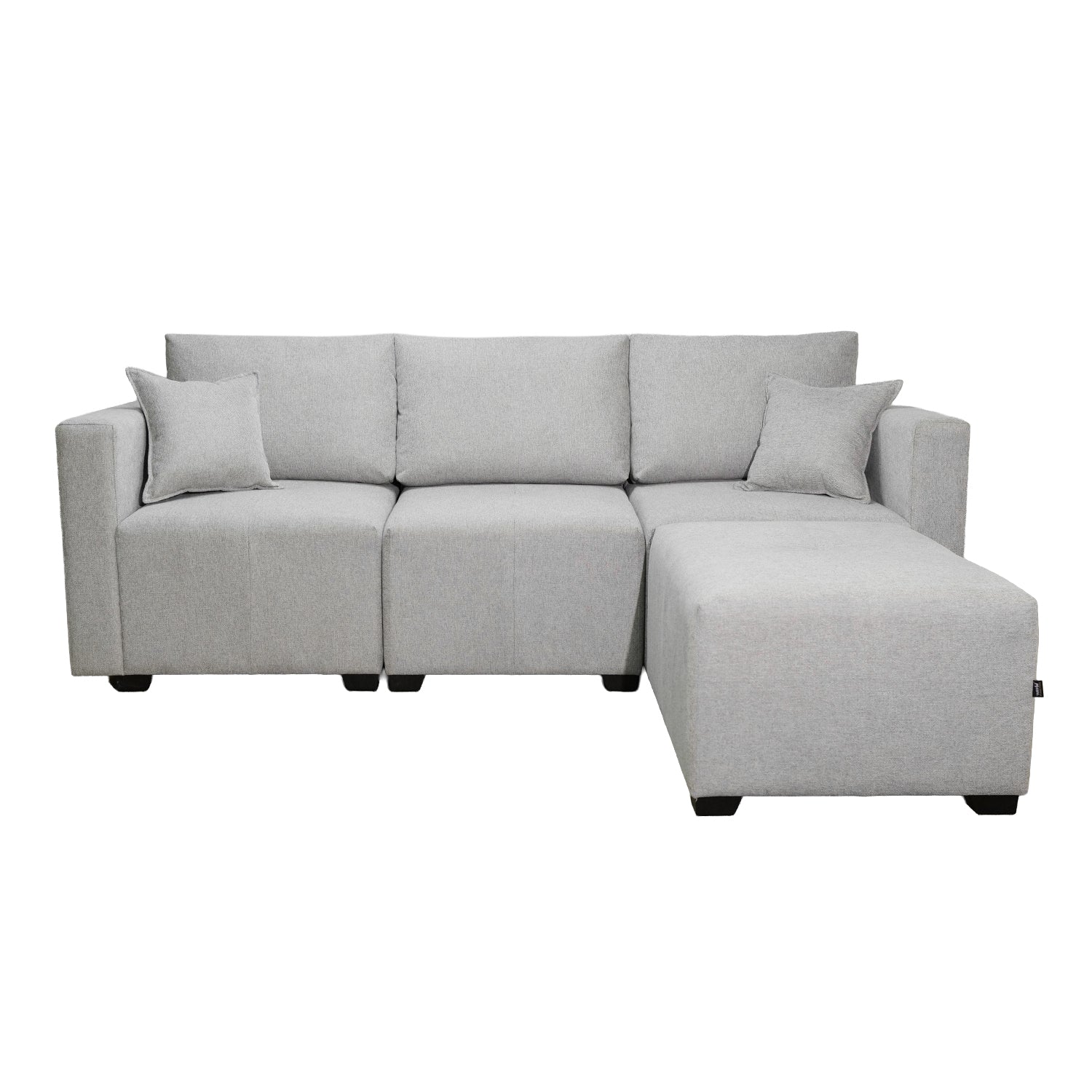 Sala modular Aden Lino Gris Claro