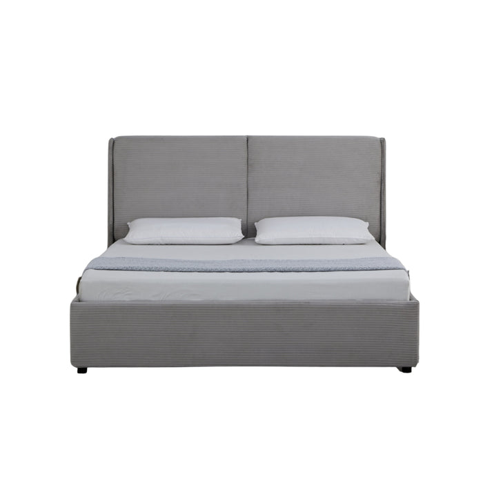 Cama King Arlette Velvet Gris