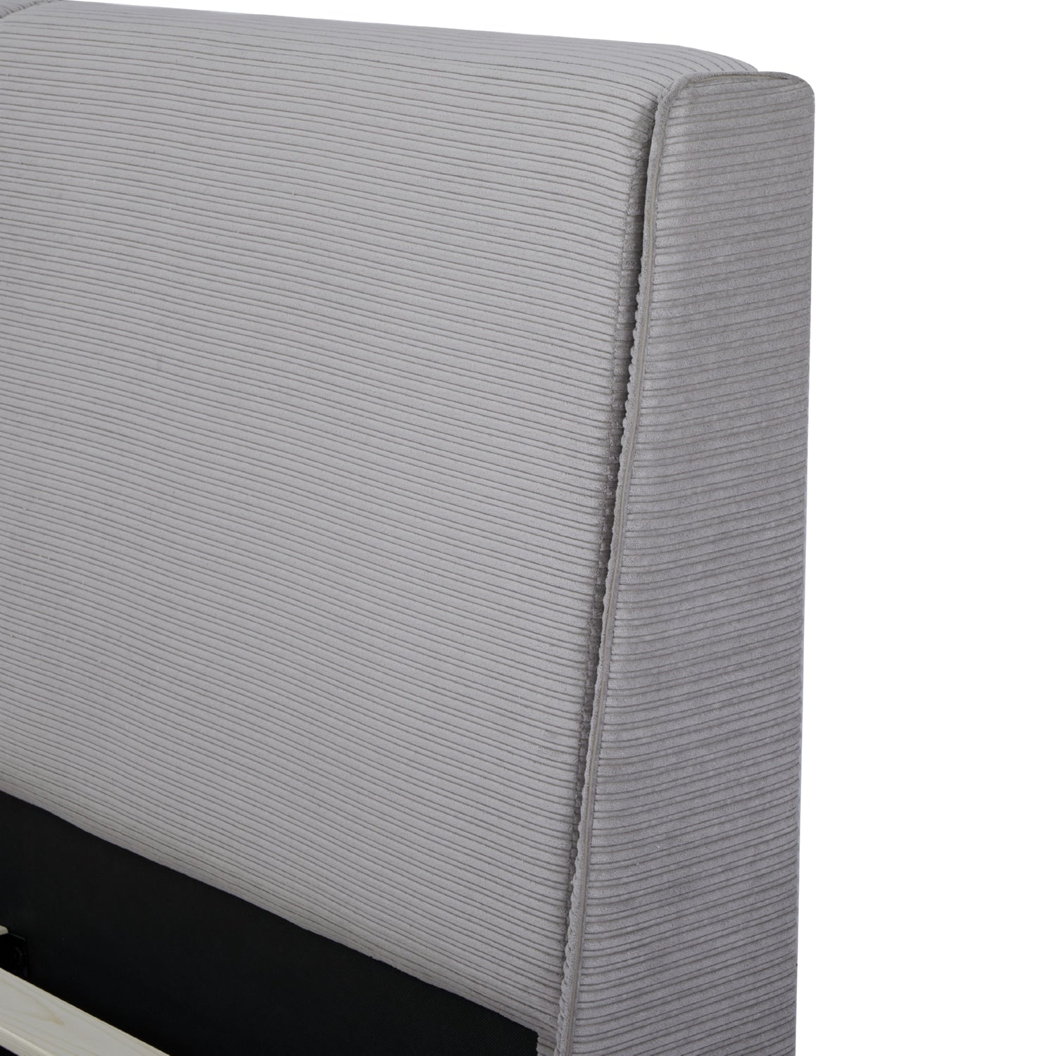 Cama King Arlette Velvet Gris