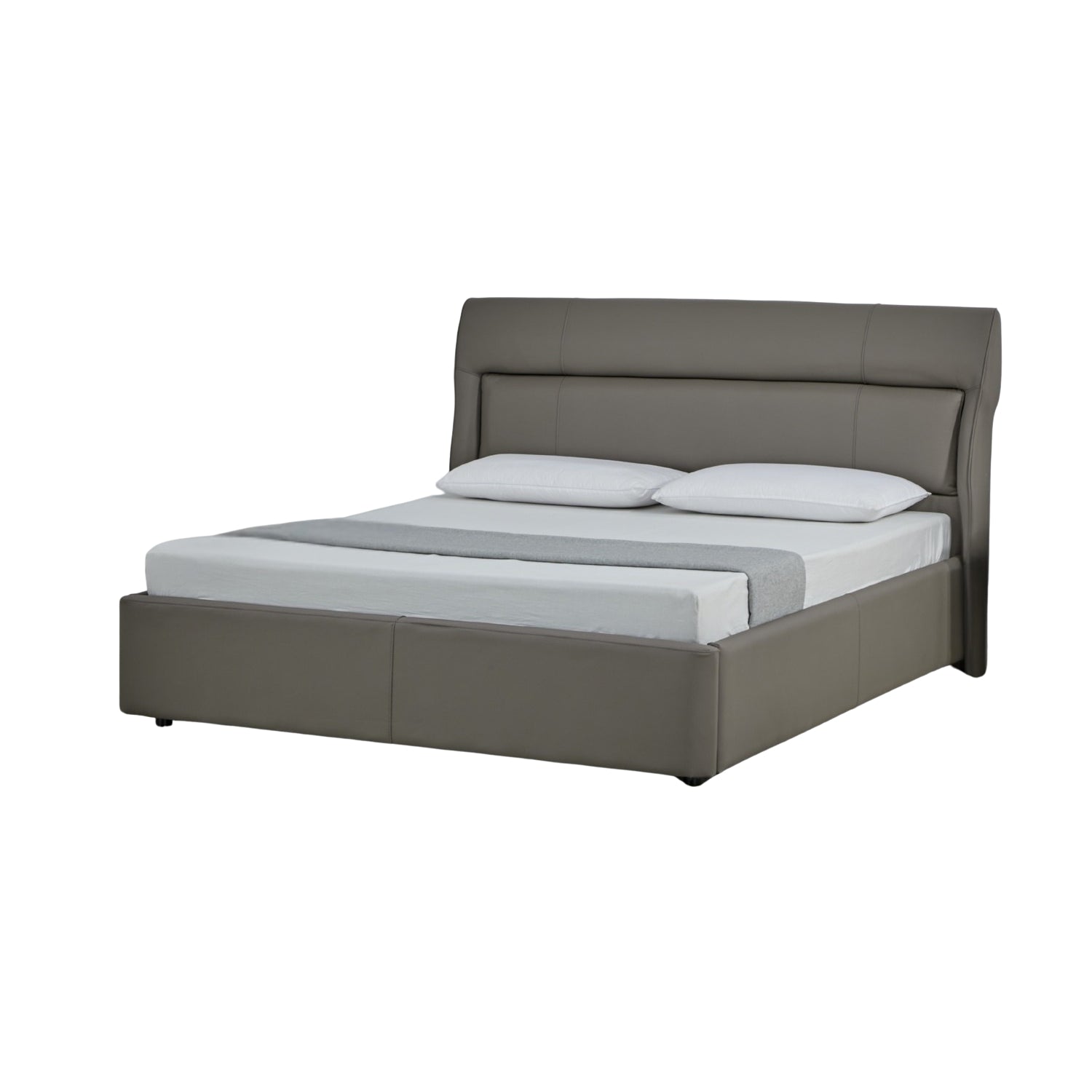 Cama King Ghala Eurocuero Chocolate