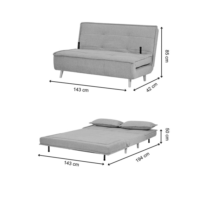 Sofá Cama Emmi Lino Beige