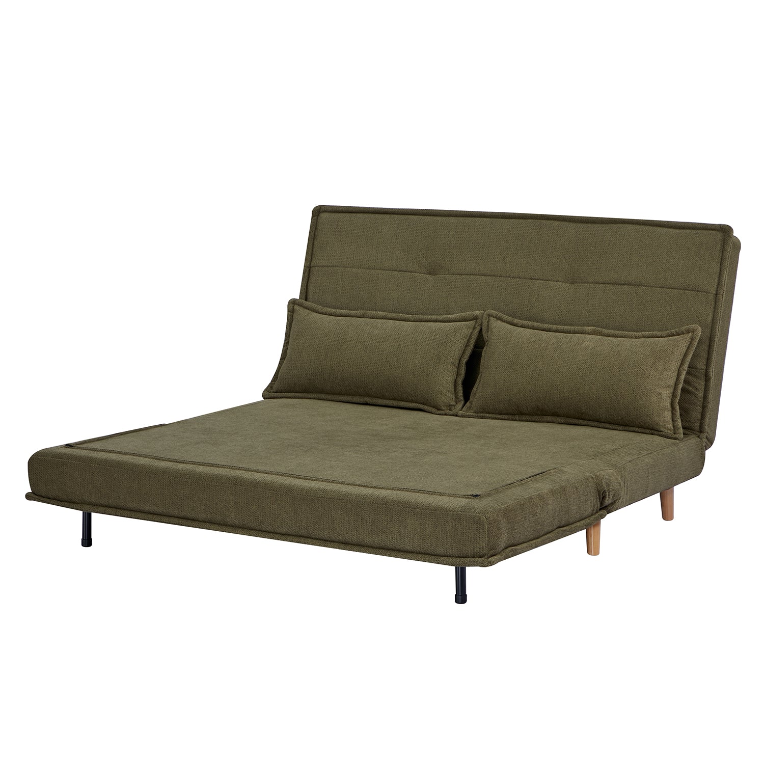 Sofá Cama Emmi Lino Verde
