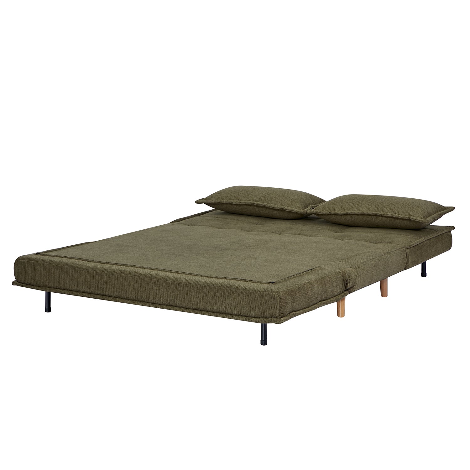 Sofá Cama Emmi Lino Verde