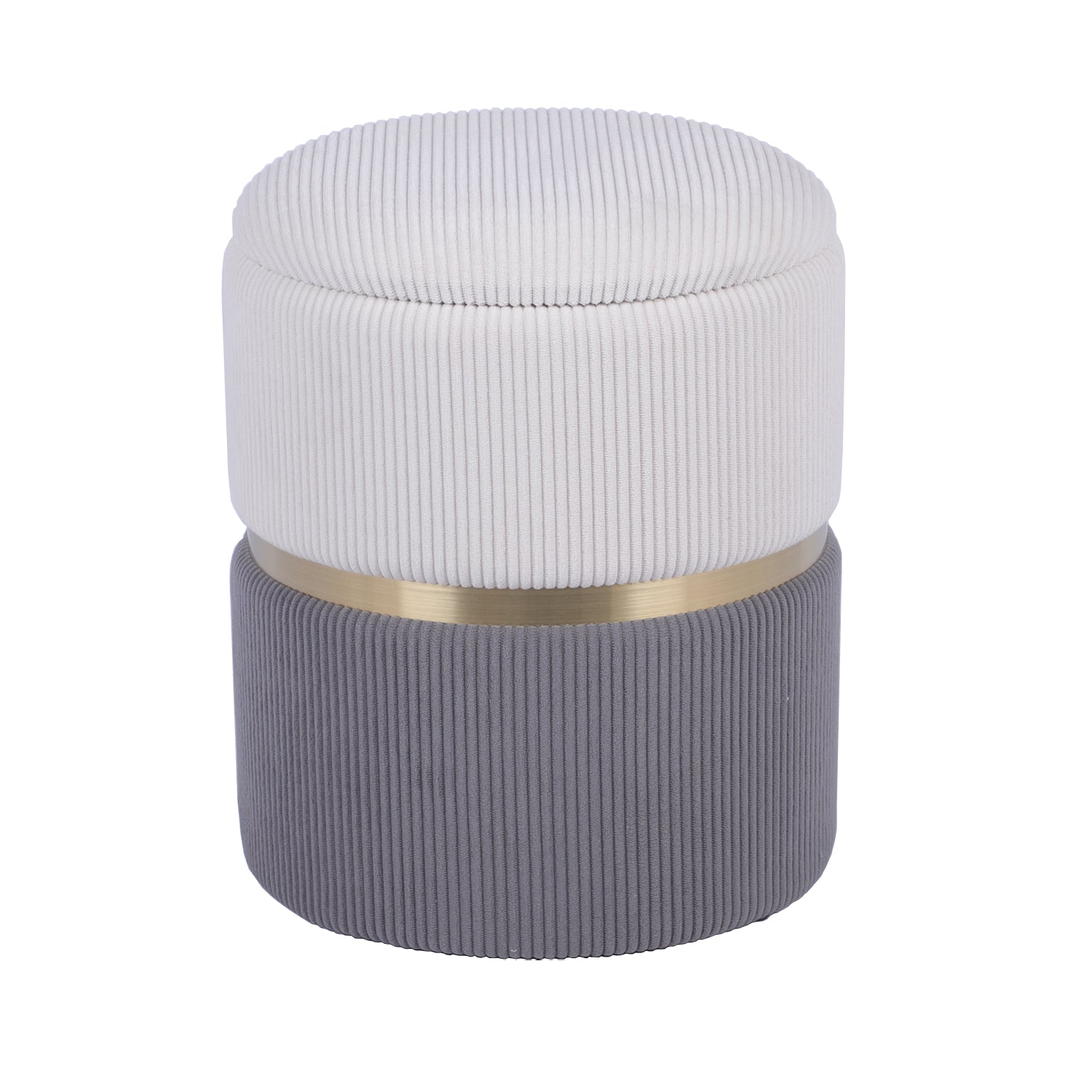 Puff Xabi Velvet Gris