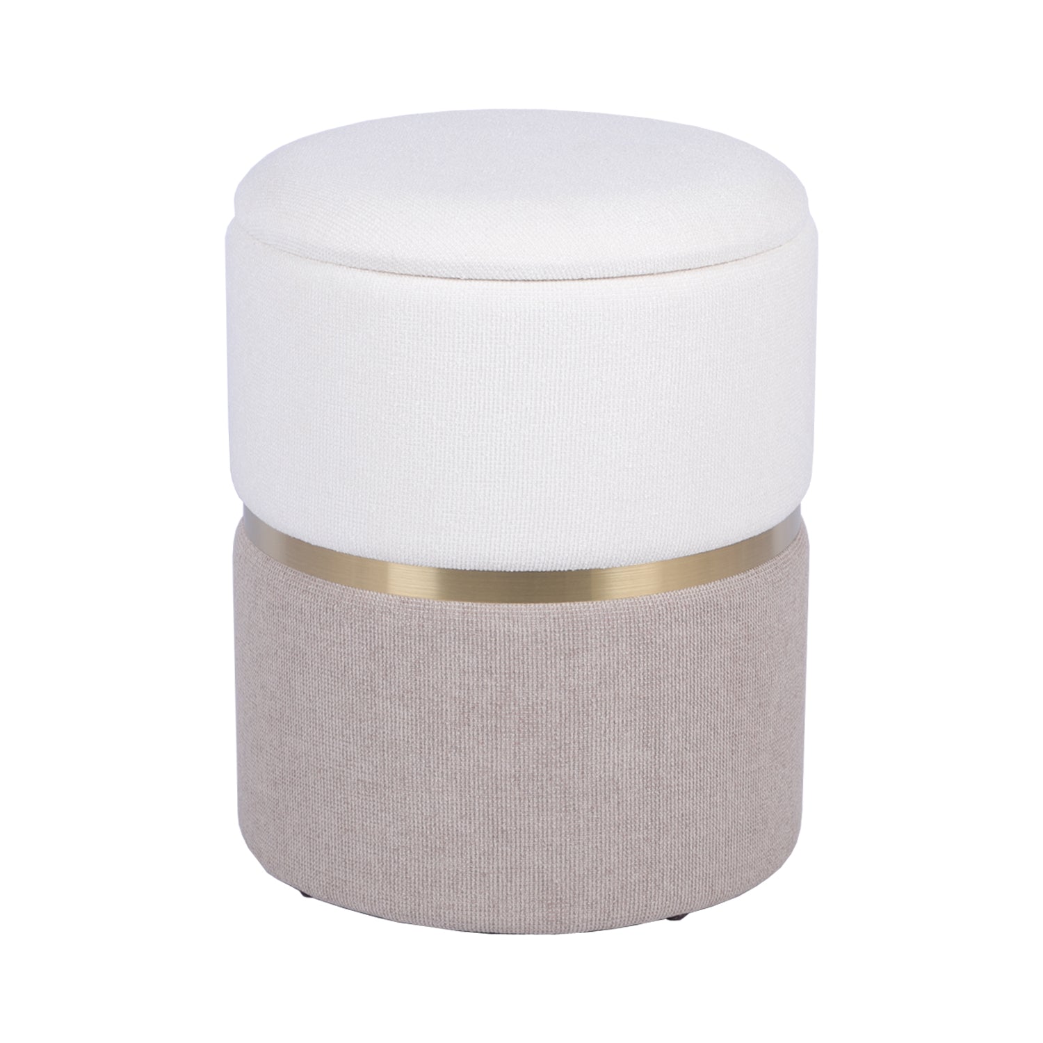 Puff Xabi Velvet Beige