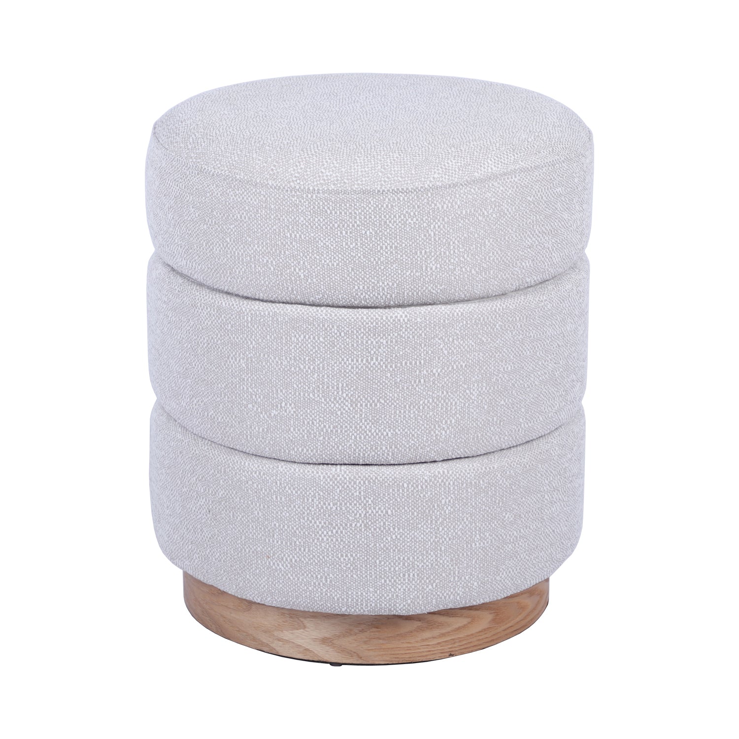 Puff Triny Lino Beige