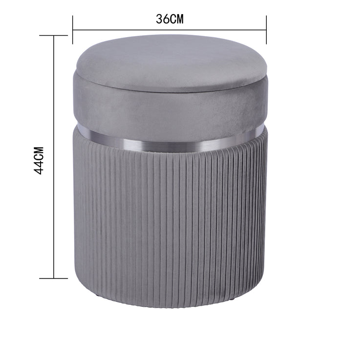 Puff Tom Velvet Taupe