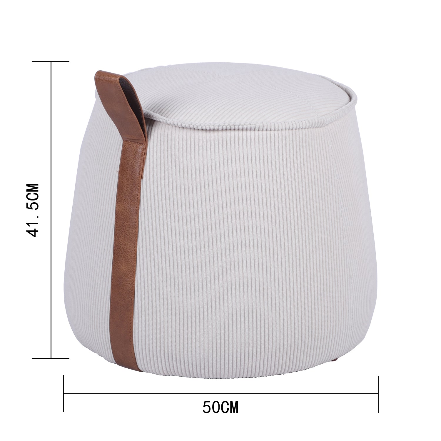 Puff Winny Velvet Beige