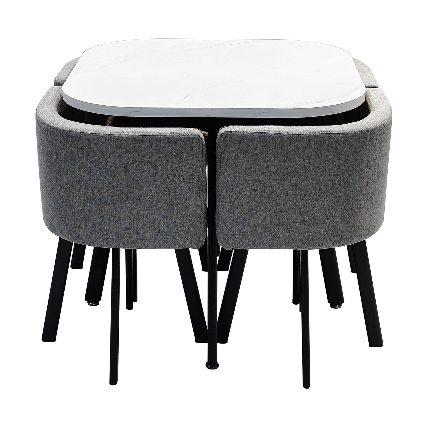 Comedor 4 Puestos Alec Gris