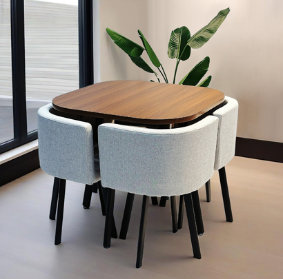 Comedor 4 Puestos Alec Beige