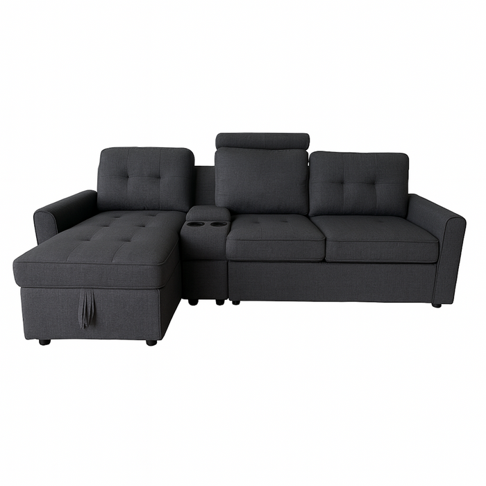 Sala Cama Oxford Premium Lino Plomo