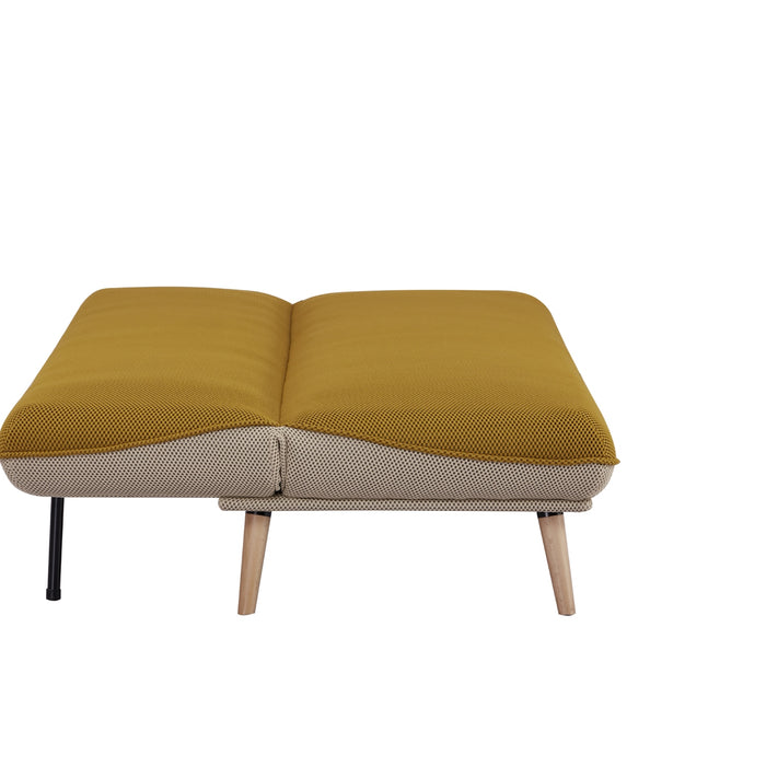 Sofá Cama Lino Ethan Amarillo, Beige
