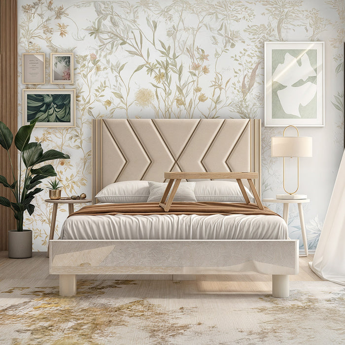 Recamara Full Artemisa Perla, Off White, Champaña