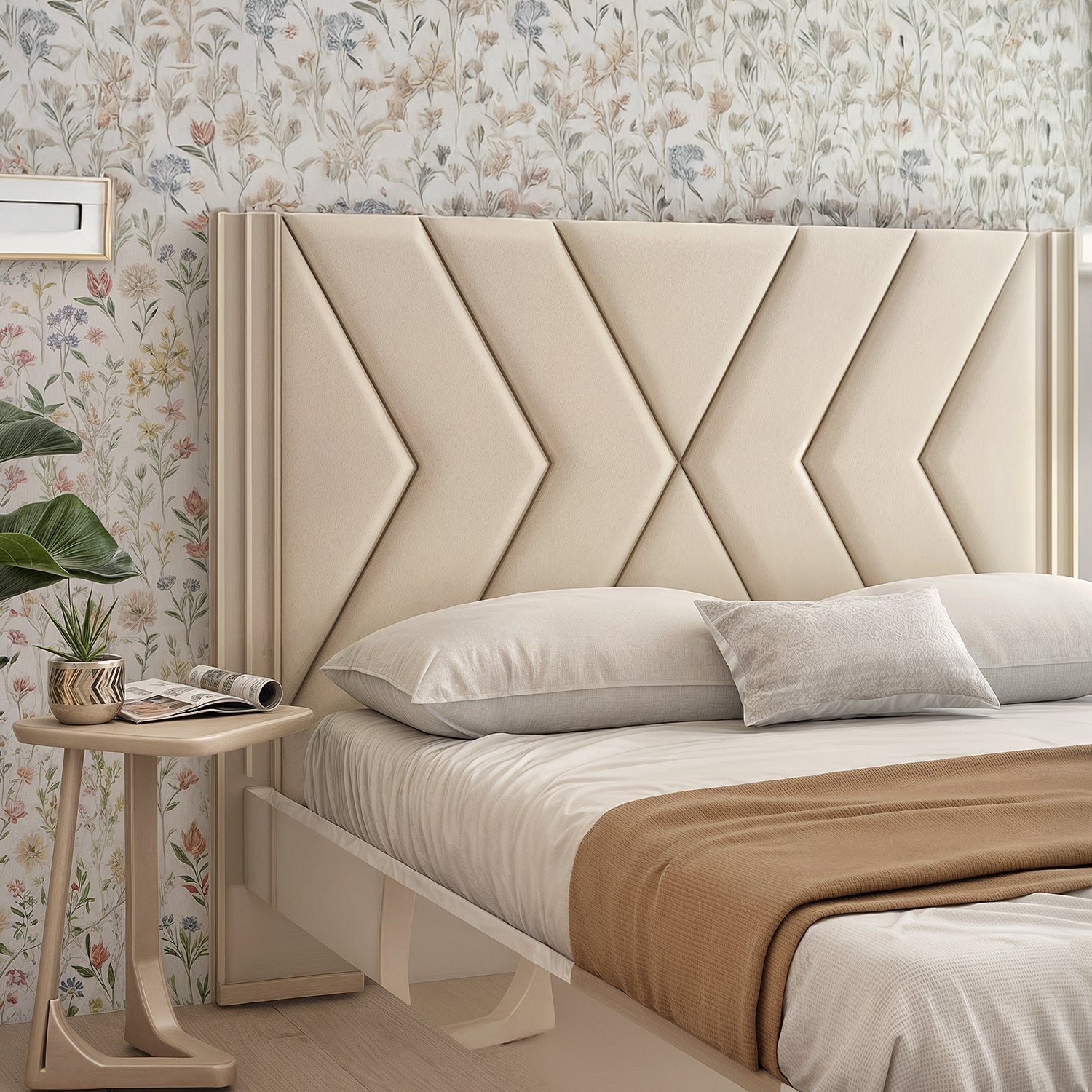 Recamara Full Artemisa Eurolino Perla, Off White, Champaña