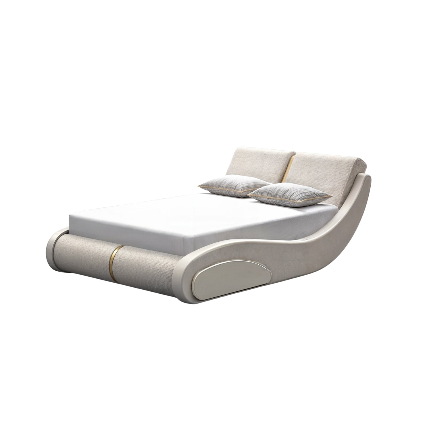 Cama Queen Nebraska Perla, Off White