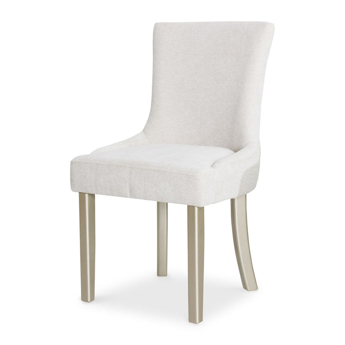 Comedor 6 Puestos Firence Lino Touch Almendra, Champaña