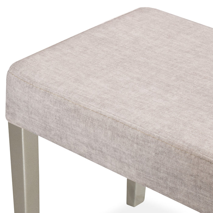 Comedor 6 Puestos Line Velvet Azafran Crudo, Champaña Premium