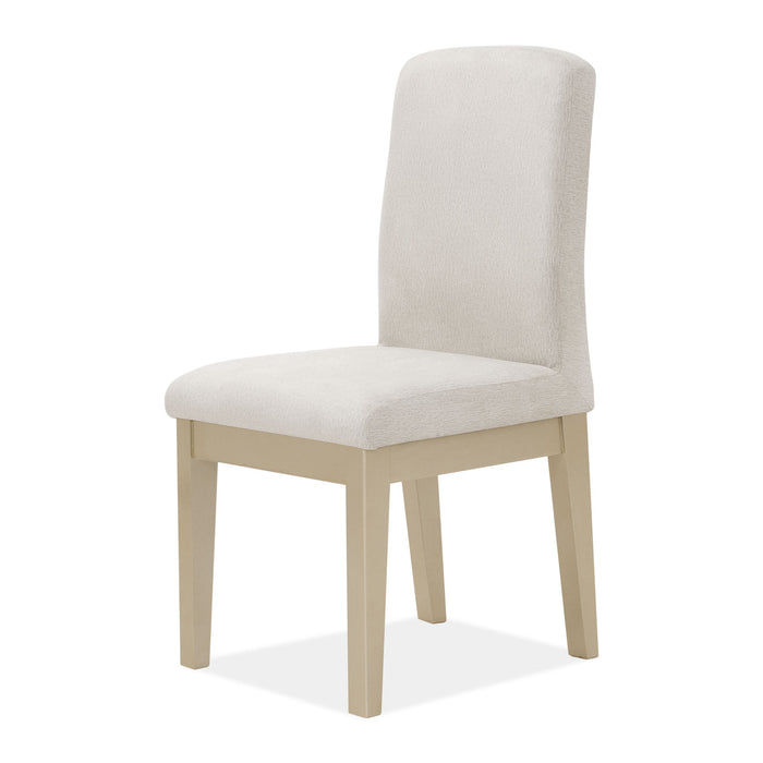Comedor 6 Puestos Milu Velvet Suprema Sand, Champaña