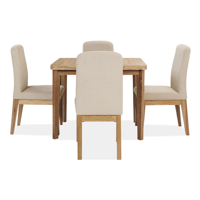 Comedor 4 Puestos Milu Beige, Natural