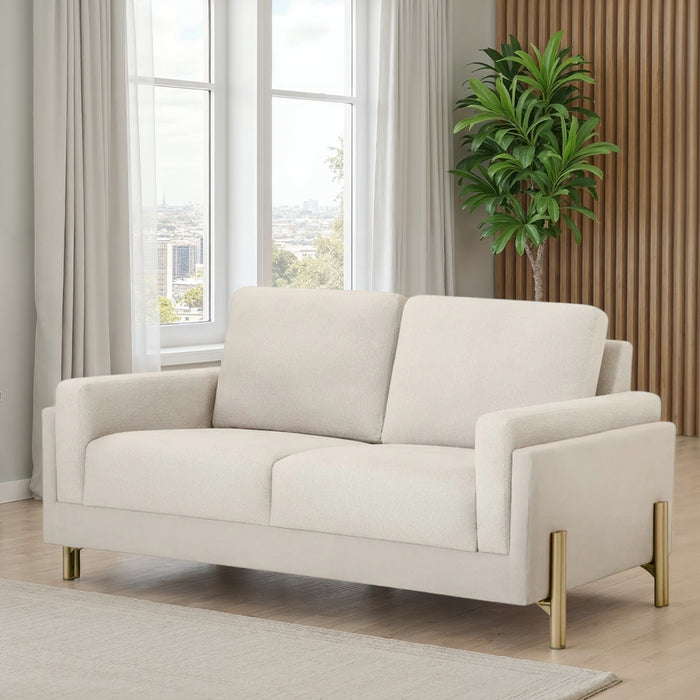 Sofa 2 Puestos Arthur Arantza Crema, Champaña