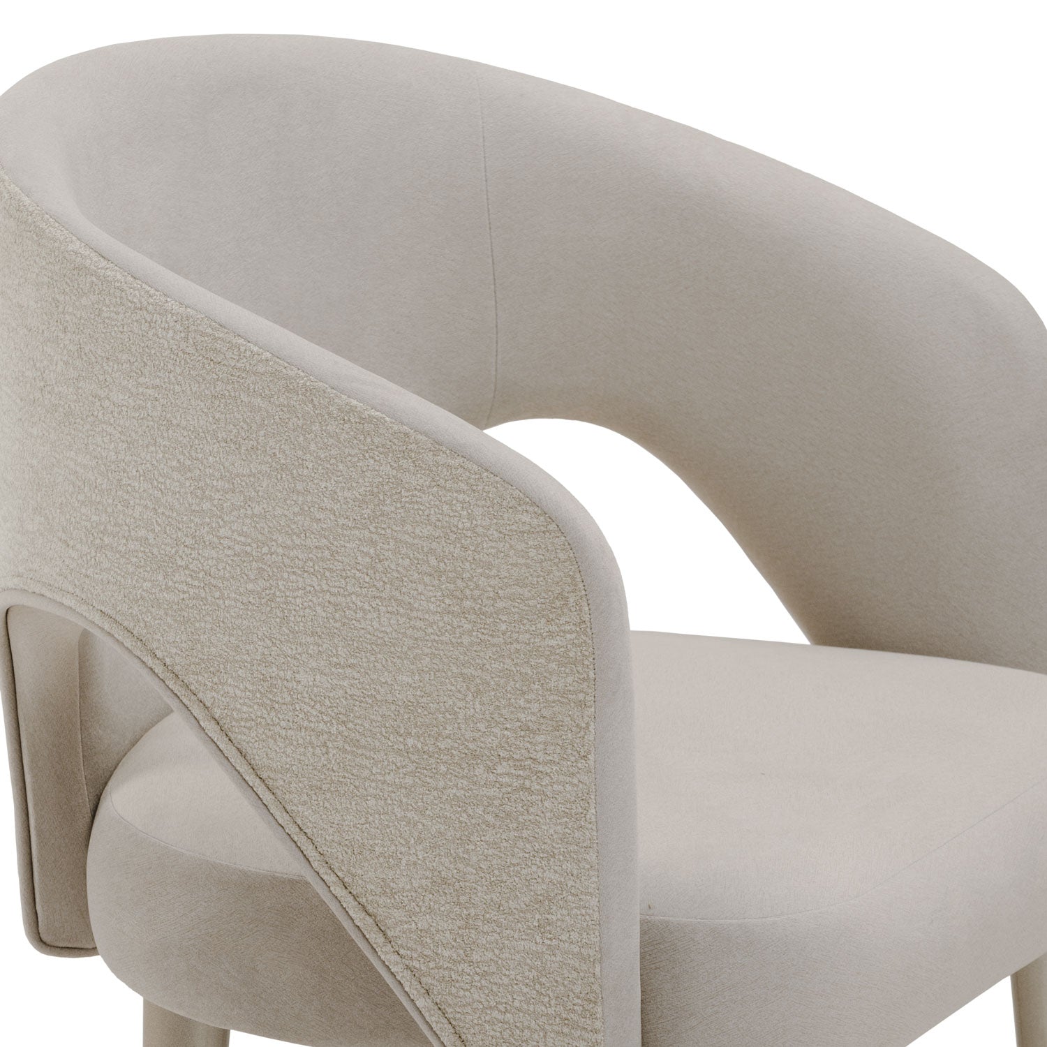 Comedor 8 Puestos Denver Velvet Beige, Champaña