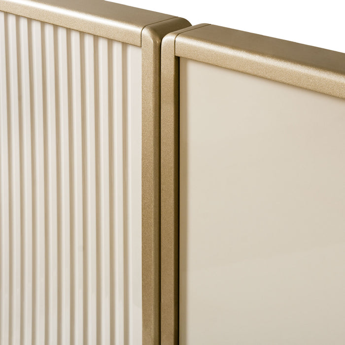 Cama Queen Bilbao Greige, Champaña