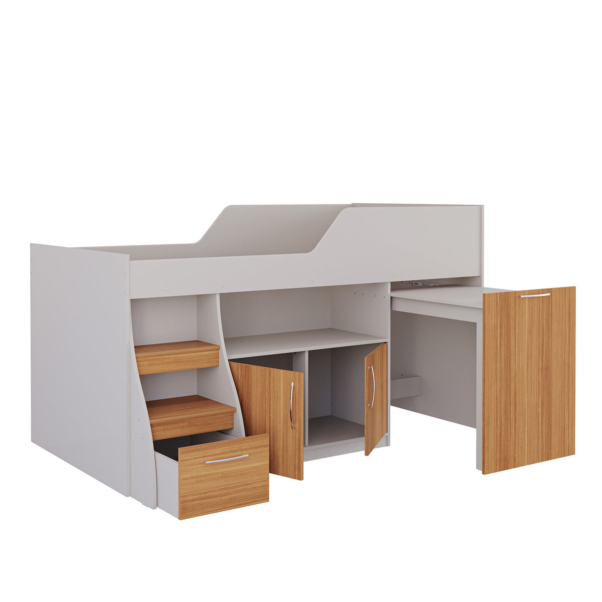 Cama Multifuncional Yara Off White, Natural