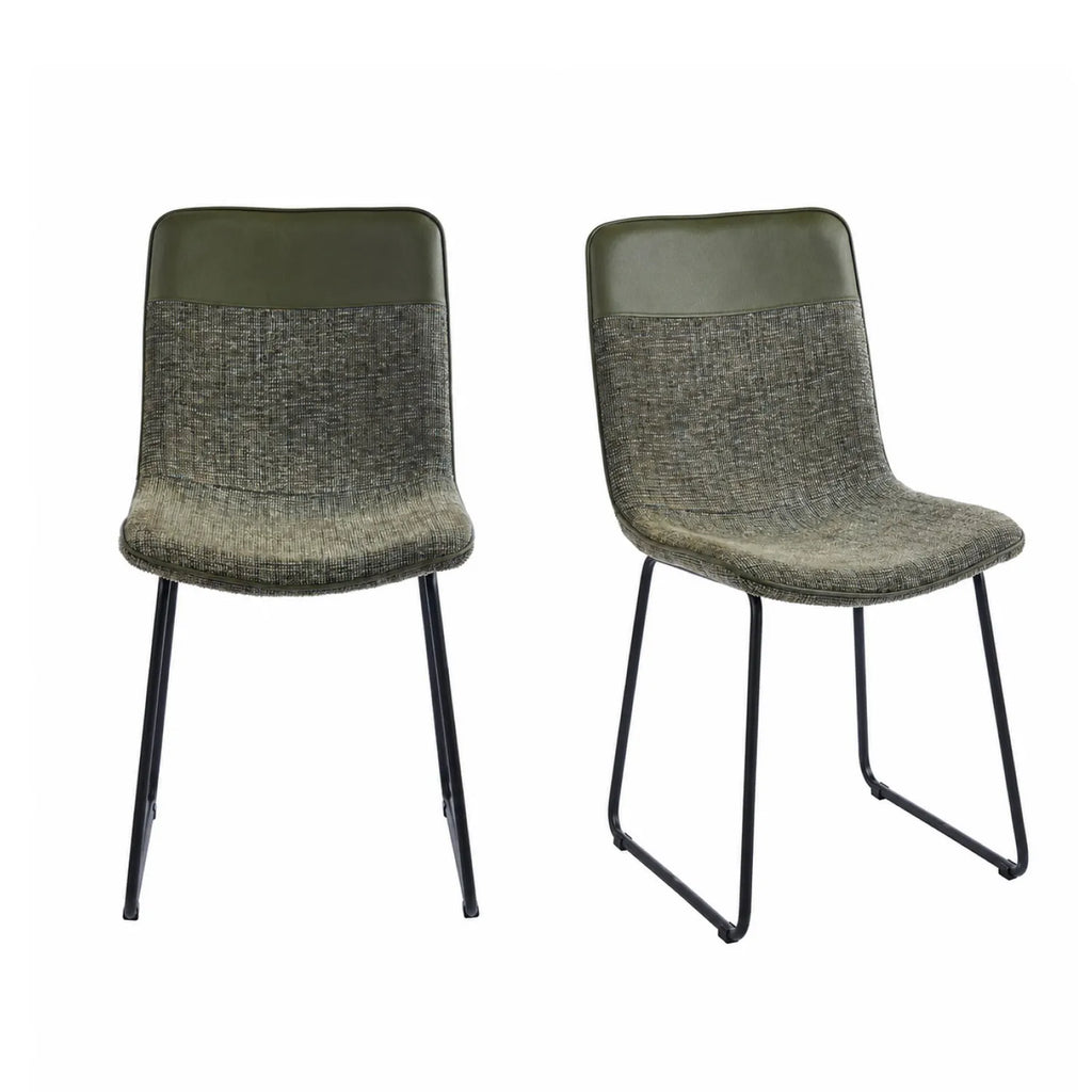2 Sillas de Comedor Elsa Verde – Muebles Jamar Panamá