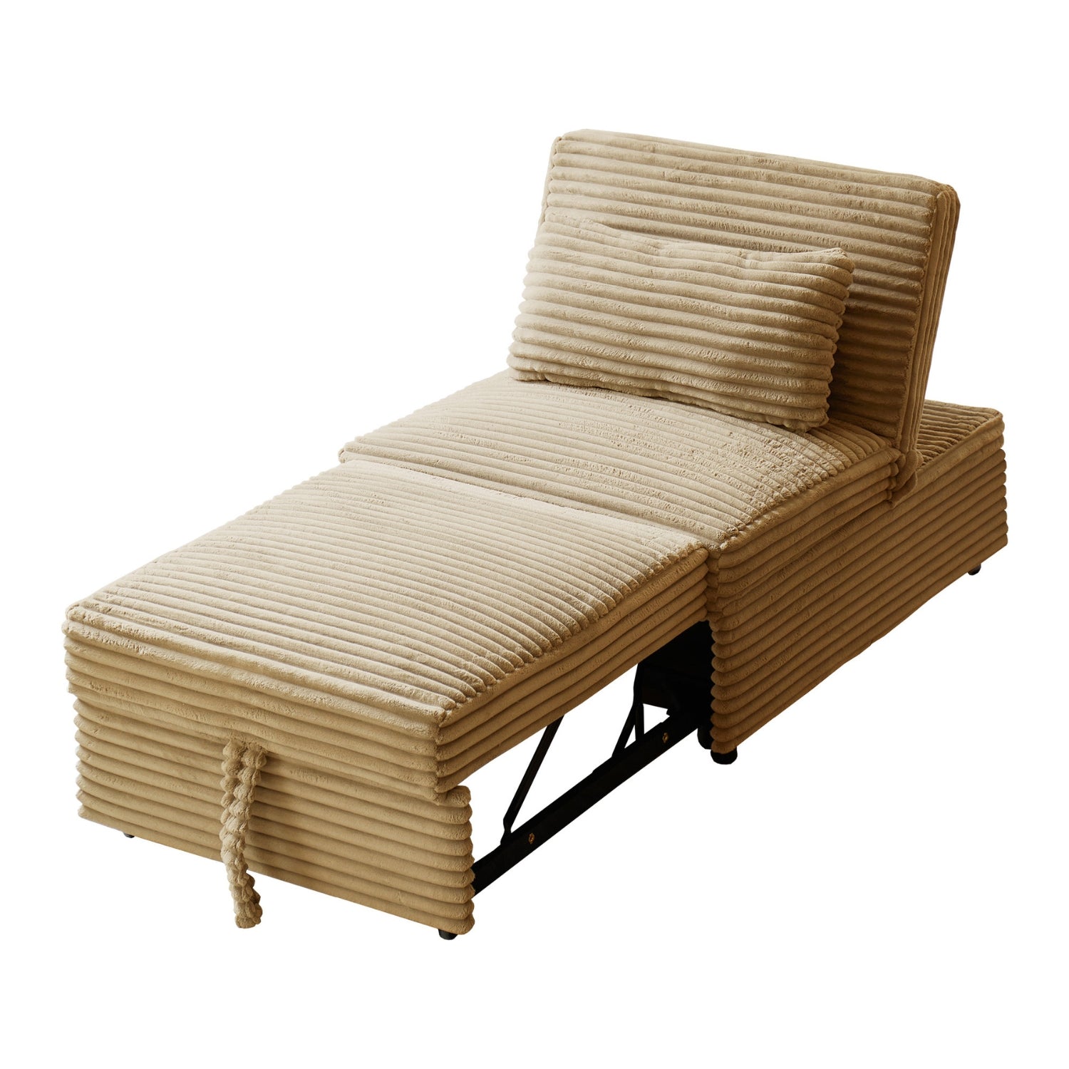 Sofá Cama Sherissa Velvet Beige