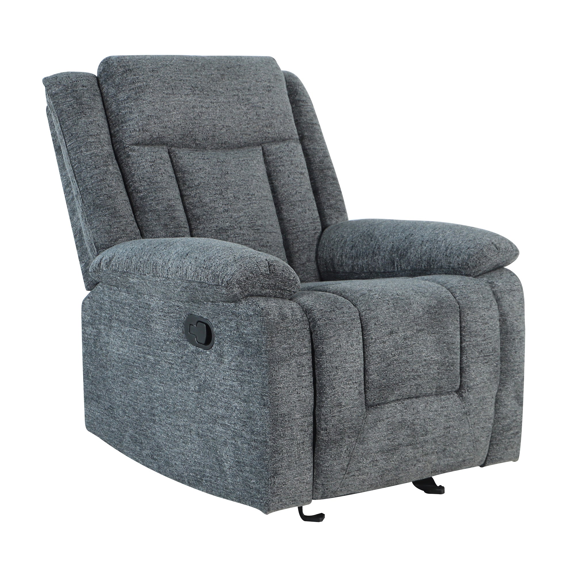 Sillón Reclinable Isabel Velvet Gris Oscuro